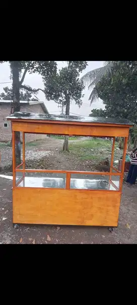 Dijual gerobak gorengan pemakaian baru 1 bulan