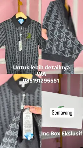 Kaos polo kerah pria