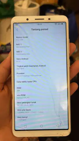 Dijual cepet VIVO Y71 3/32 BATANGAN