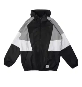 Jaket cosmic warna hitam ,abu,putih