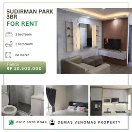 Disewakan Apartement Sudirman Park 3 BR Furnished Bagus