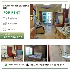Disewakan Apartement Thamrin Residence 1BR Hook Full Furnished