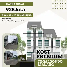 Kos Premium Malang Belakang Kampus UMM, Siap Bangun Bebas Design