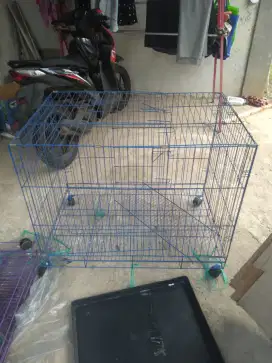 Jual kandang lipat besi kucing 90×60