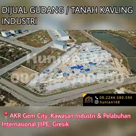 Gudang Tanah Kavling Ruko AKR GEM CITY Pelabuhan Jiipe Manyar Gresik