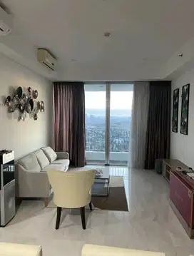 Apartemen cosmo tower di kemang village 3 BR mewah lantai tinggi murah
