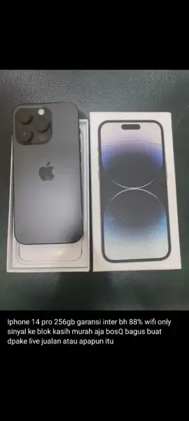 Iphone 14 pro 256gb wifi only