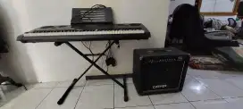 Jual Keyboard Casio WK 6600 & Amplifier Carver KB 1200