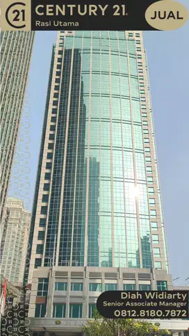 DIJUAL OFFICE SPACE SIAP HUNI STRATEGIS DI KARET TENGSIN JAKARTA PUSAT