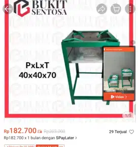 Kaki + kompor api 1000