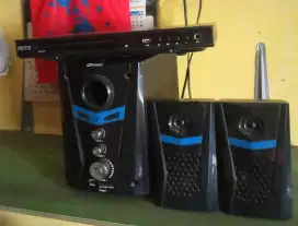 DVD + SPEAKER Merek MITO/GMC Komplit