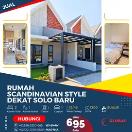 Hunian Scandinavian Style Dekat Solo Baru