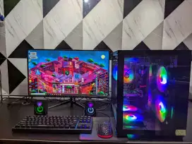 PC FULLSET GAMING I7 7700 | RAM 16 GB | SSD 512 GB | 24 INCH MONITOR.