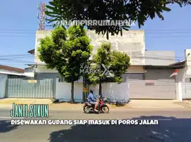 Disewakan gudang strategis di poros jalan janti Sukun Malang