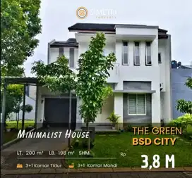 Dijual rumah Fully Furnish siap huni The Green BSD  Tangsel