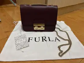 Furla Sling Bag Maroon Original