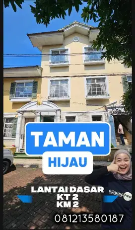 Disewakan townhouse Furnished siap huni di taman hijau lippo karawaci