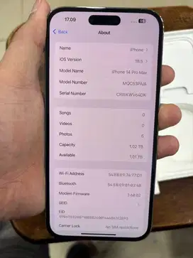 SECOND IPHONE 14 PRO MAX 1TB IBOX