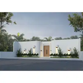 Villa yang memadukan unsur interior desain Skandinavia dan Jepang
