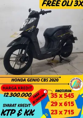 HONDA GENIO CBS 2020 BISA CASH DAN KREDIT