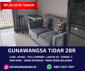 Gunawangsa Tidar 2BR ‼️ Apartemen Furnish Pusat Kota Siap Huni