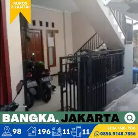 Rumah tinggal & Kostan dijual 2,5 Lt. Bangka, Mampang, Jakarta Selatan