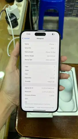 SECOND IPHONE 15 PLUS 512GB EX IBOX BH 90%