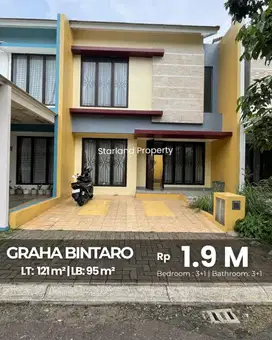 Rumah 2 Lantai Siap Huni Minimalis Modern Dikawasan Graha Bintaro