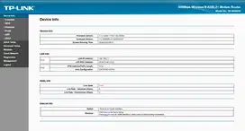 ADSL Router TP-Link TD-W8960N V5