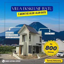 Villa Eksklusif di Tengah Kota Wisata Batu