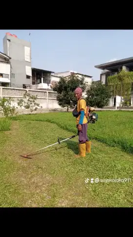 Tukang Potong rumput taman