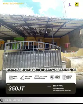 Puri Rhabayu !! Dijual cepat