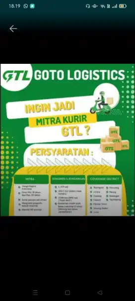 Kurir GTL X TIKTOK SHOP
