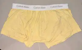 celana dalam boxer Calvin Klein CK kuning (L/XL), tag ada, karet aman