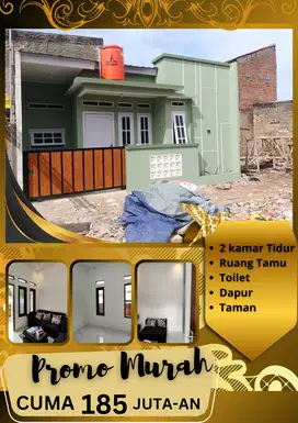 Promo spesial minicluser 2 kamar di lokasi strategis hanya 185 jutaan