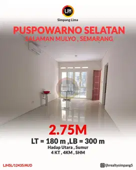 Rumah istimewa di Puspowarno dekat Superindo