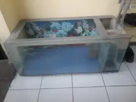 Aquarium 1m×40cm layak pakai