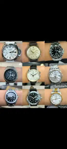 DICARI JAM BEKAS MEWAH ROLEX OMEGA BULGARI CARTIER CHOPARD TUDOR PATEK