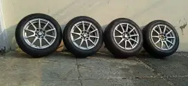 Dijual Velg Advan R15 Pcd 100+114 Bonus Ban