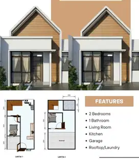 Rumah 1,5 lantai di Bintara 9 akses motor murah