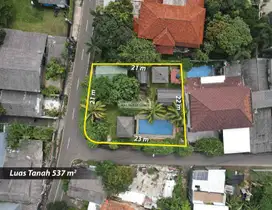 Jagakarsa rumah villa hitung tanah luas 600 hoek