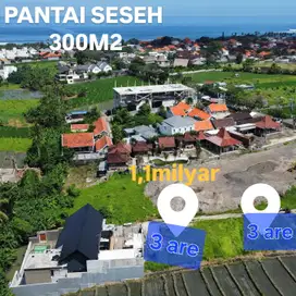 Tanah pantai seseh 300m2
