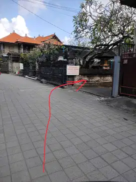 Dijual cepat Lahan murah sesetan area pemukiman