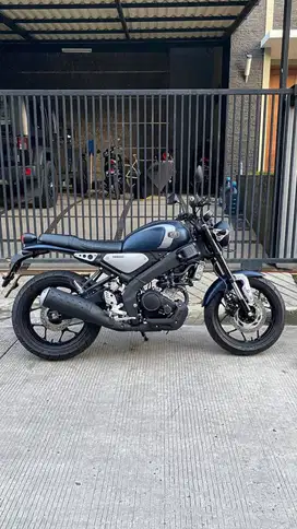 Jual Yamaha XSR 155 Tahun 2022 Dark Blue Matte