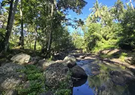 Dijual tanah los sungai berbatu dengan view sawah