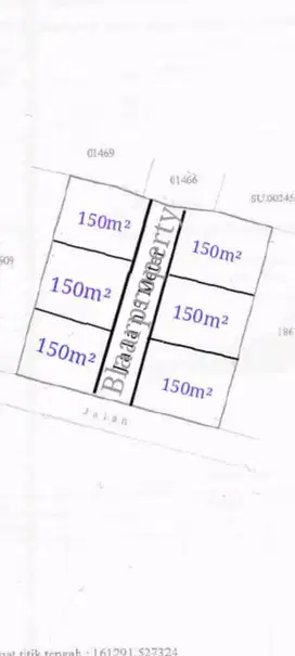 Open tanah 150 m² di taman sakura dekat hotel Ayana jimbaran Badung