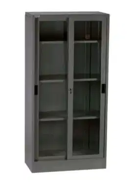 Lemari Besi Pintu Sliding Kaca VIP V-602