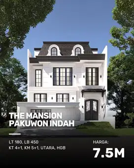 Rumah The Mansion Pakuwon Indah NEW MINIMALIS