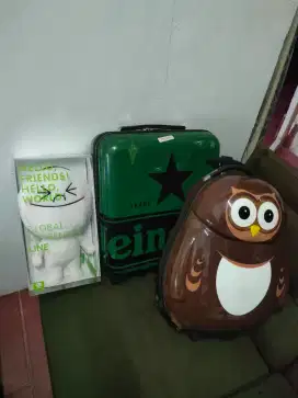 Borongan 2 koper dan 1 boneka LINE