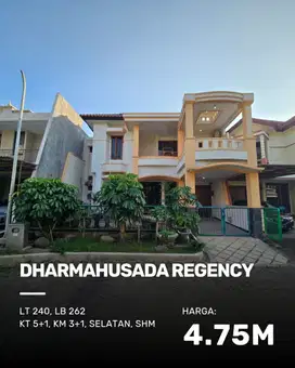 Rumah Dharmahusada Regency STRATEGIS carport, garasi